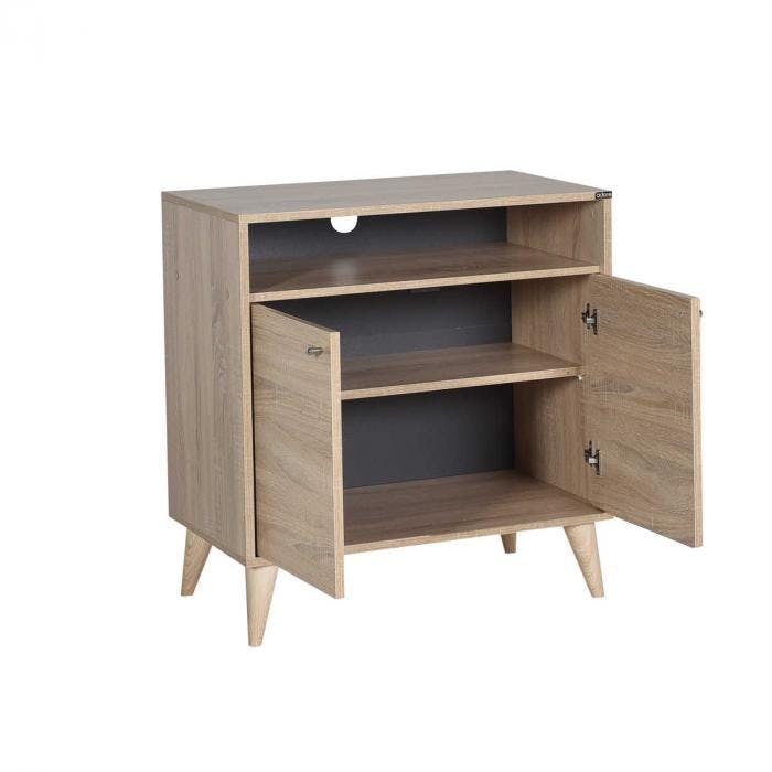 Retro Entry Furniture - Shoe Cabinet With Cupboard