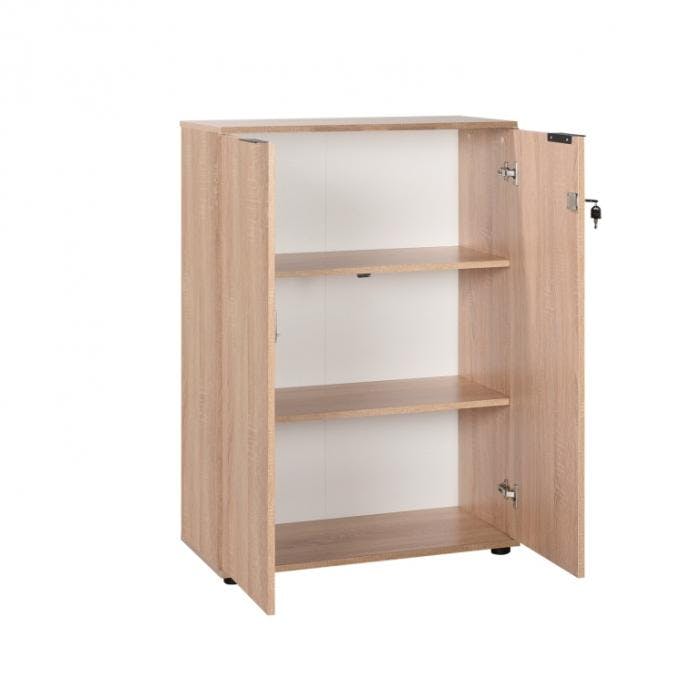 Rio Library With 3 Shelves & Cabinet With Locks