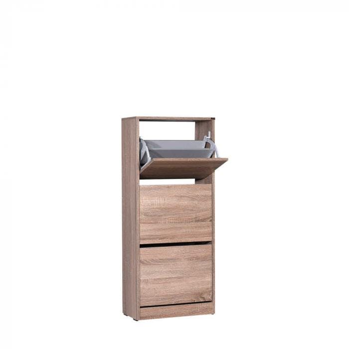 Compact Shoe Cabinet For 12 Pairs Of Lattes